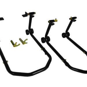 Aktuální Sada motostojanů R-TOOL přední + zadní s kolečky