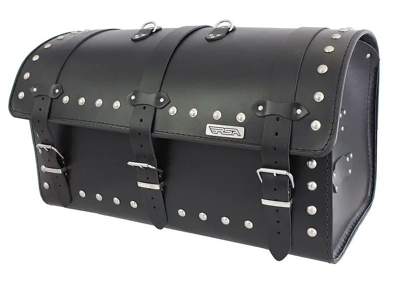 Kožený moto kufr na motorku Chopper RSA-18B Oblíbený