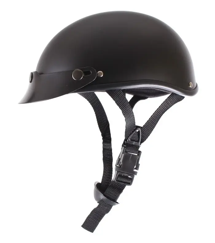 Přilba na motorku RSA Chopper černá matná Must-Have