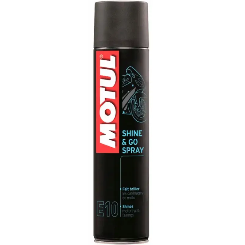 Sprej k ošetření plastů Motul E10 Shine & Go 400 ml Nová Kolekce