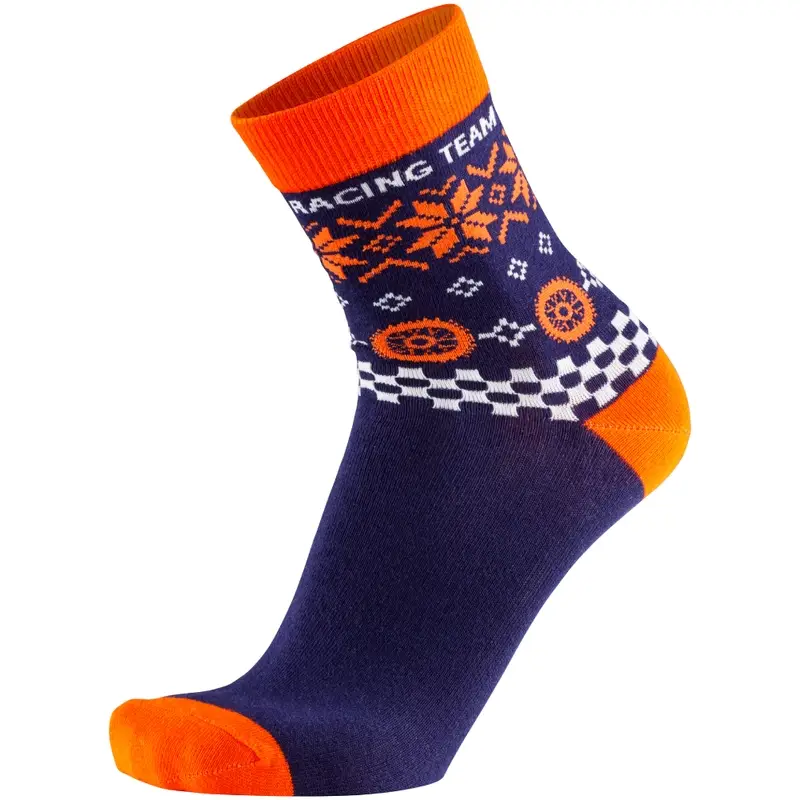 Levný Ponožky Red Bull KTM Winter modro-oranžové