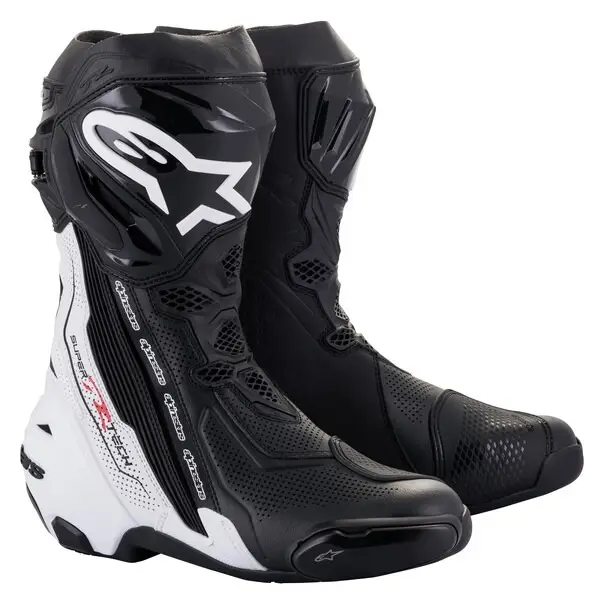 Autentický Boty na motorku Alpinestars Supertech R Vented černo-bílé