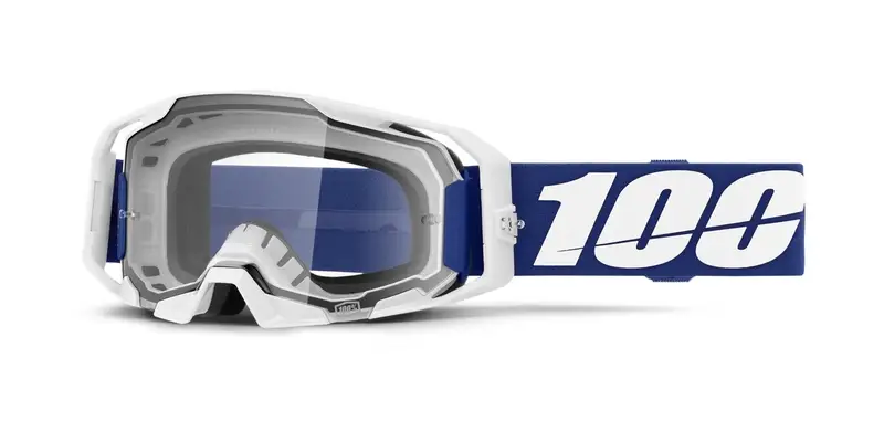 Motokrosové brýle 100% ARmatic modré s čirým plexi Oblíbený