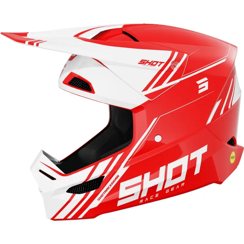 Originální Motokrosová helma Shot Race Sprint červená