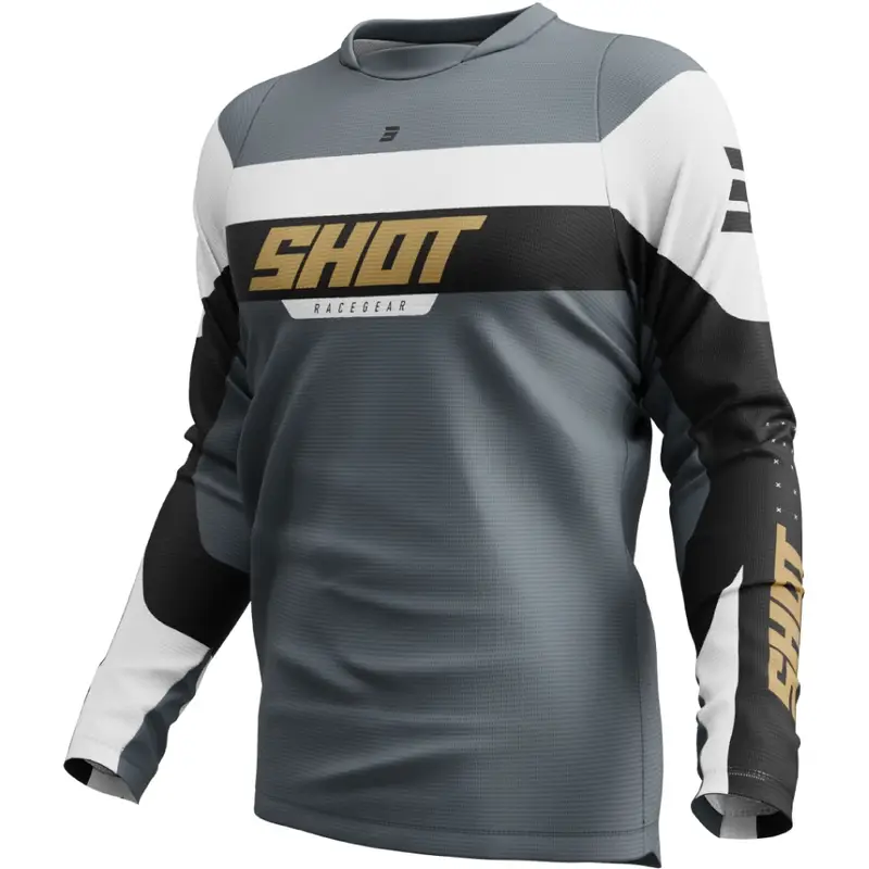 Poslední Šance Motokrosový dres Shot Devo League zlatý