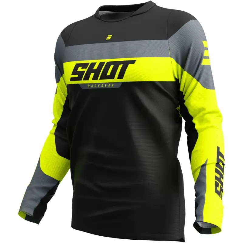 Nová Kolekce Motokrosový dres Shot Devo League fluo žlutý