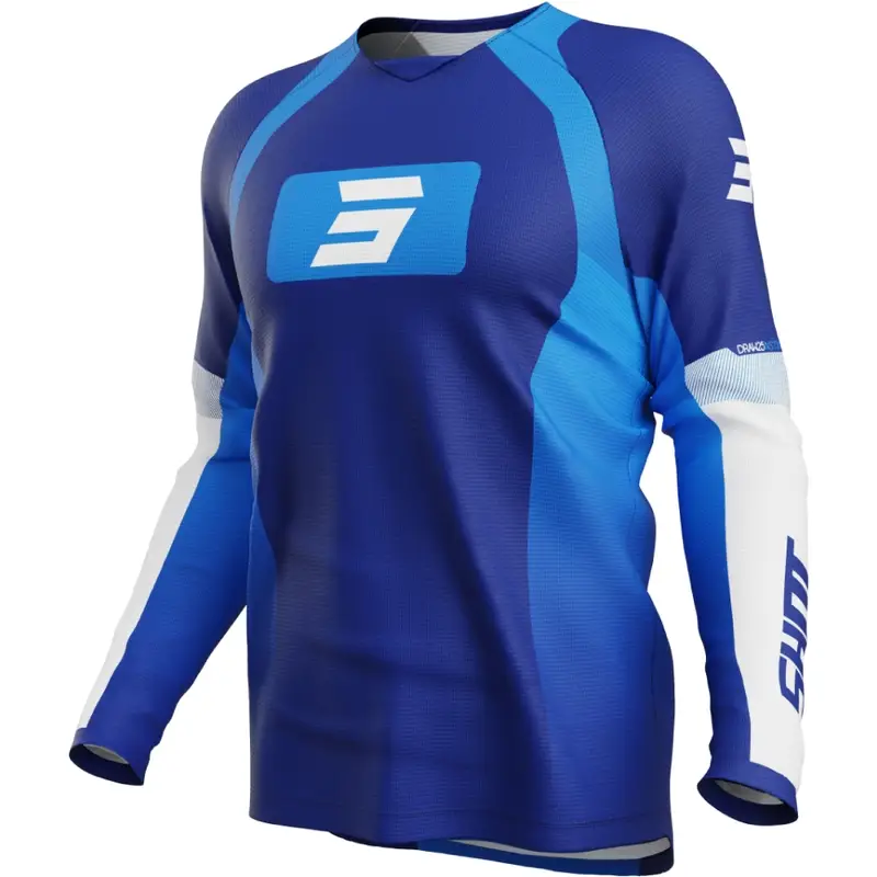 Cenově Výhodný Motokrosový dres Shot Draw Instinct modrý