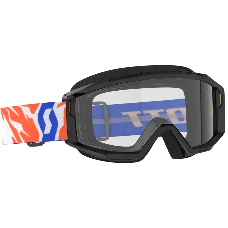 Dětské motokrosové brýle SCOTT Primal Youth černé s čirým plexi Super Cena
