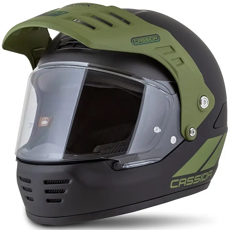 Enduro helma Cassida FormX FlatOut matná černo-zelená Kup Teď