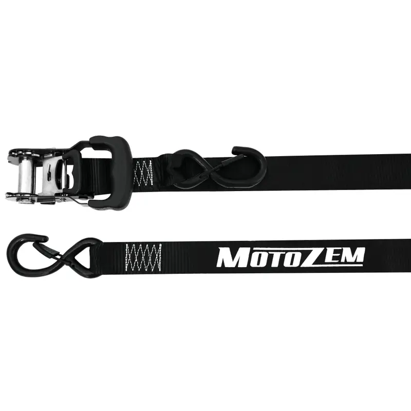 Ověřený Motocyklové popruhy MotoZem s ráčnou černé