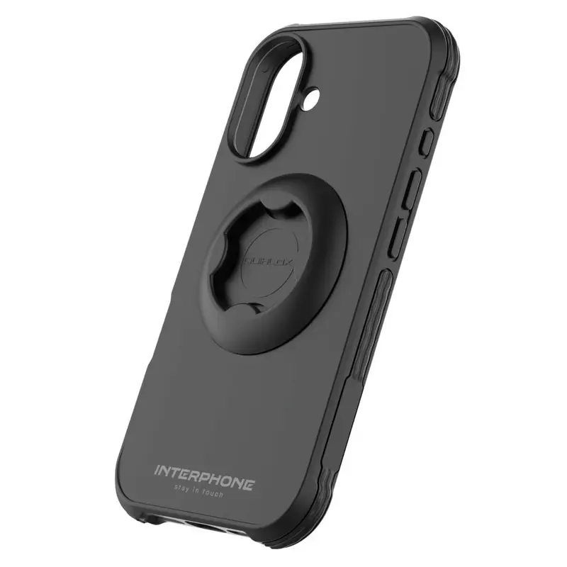 Dokud Zásoby Vydrží Ochranný kryt Interphone QUIKLOX Tetraforce pro Apple iPhone 16 černý