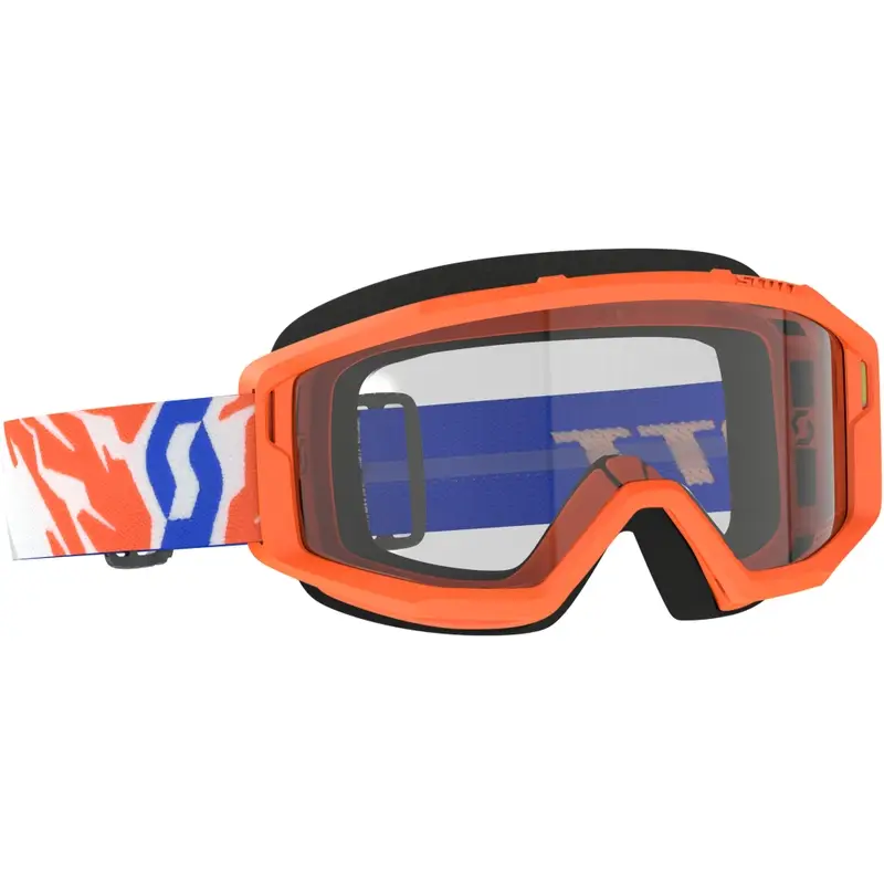 Dětské motokrosové brýle SCOTT Primal Youth oranžové s čirým plexi Cenový Hit