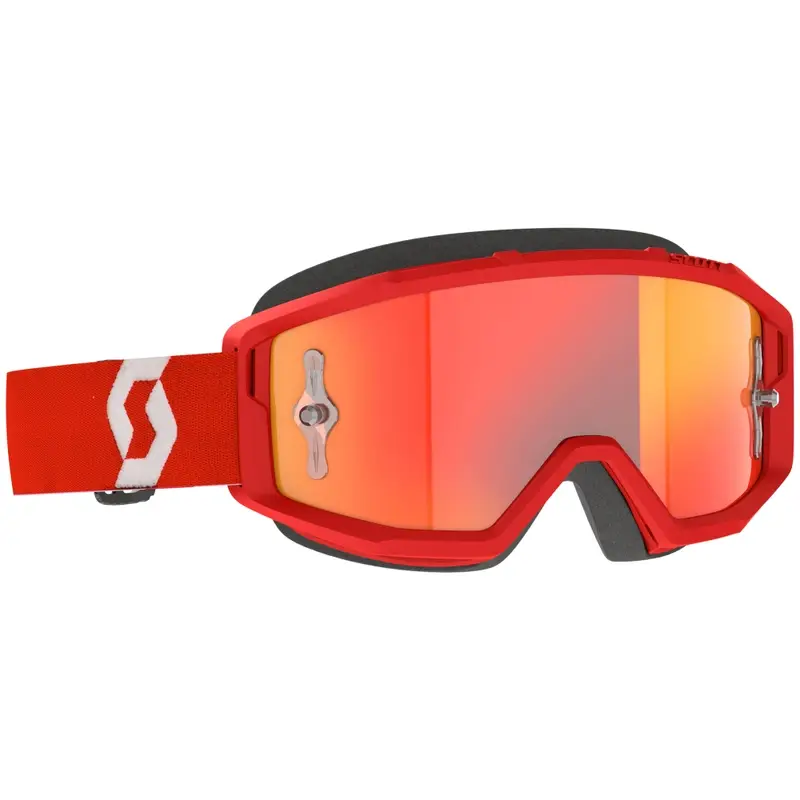 Motokrosové brýle SCOTT Primal CH červeno-bílé s chrom oranžovým plexi Must-Have