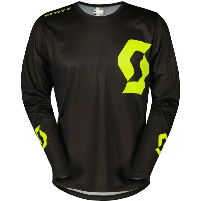 Motokrosový dres SCOTT Compete černo-fluo žlutý výprodej Nová Kolekce
