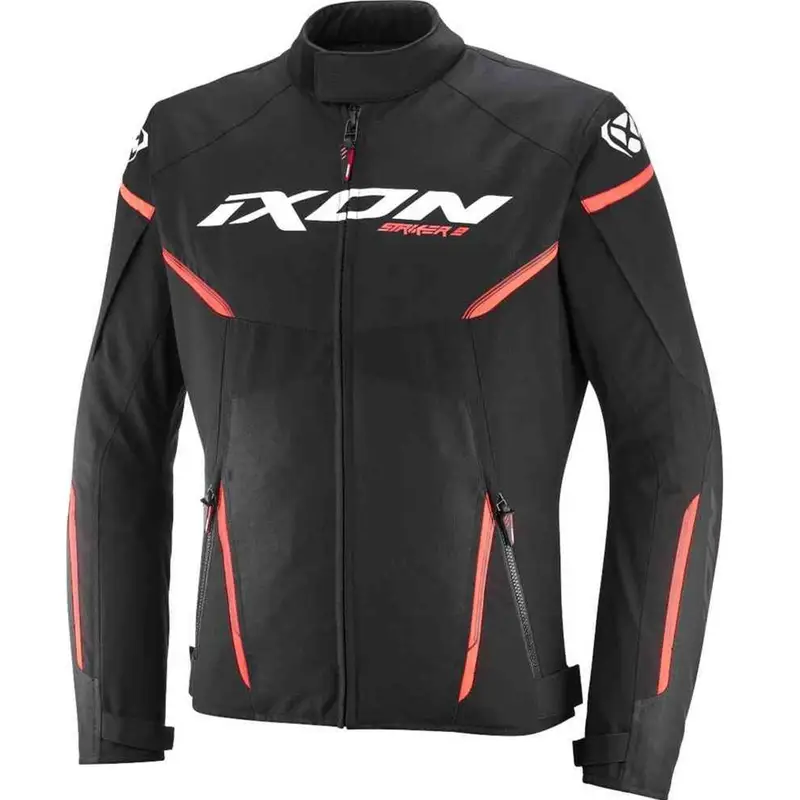 Bunda na motorku IXON Striker 2 černo-bílo-červená Speciální Cena