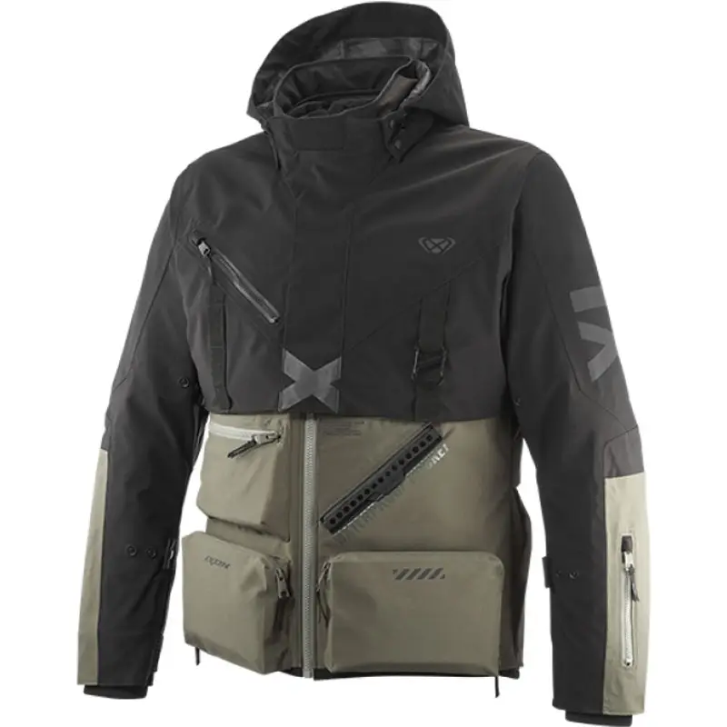 Objednat Nyní Bunda na motorku IXON Etna khaki-černá