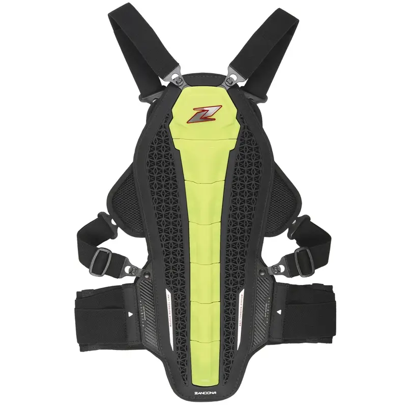 Chránič páteře a hrudníku Zandona Hybrid Armour X7 fluo žlutý 168 - 177 cm Akční Cena