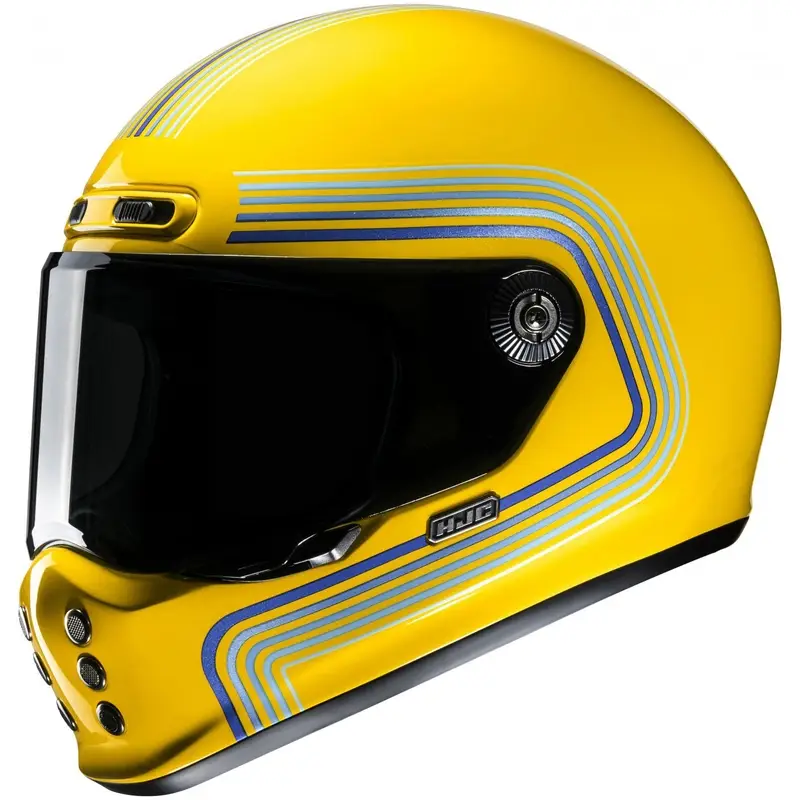 Akce Integrální helma na motorku HJC V10 Foni MC3 žluto-modrá