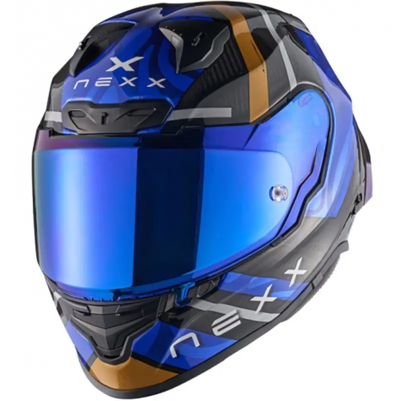 Zlevněný Integrální helma na motorku Nexx X.R3R Swirl tmavě modrá