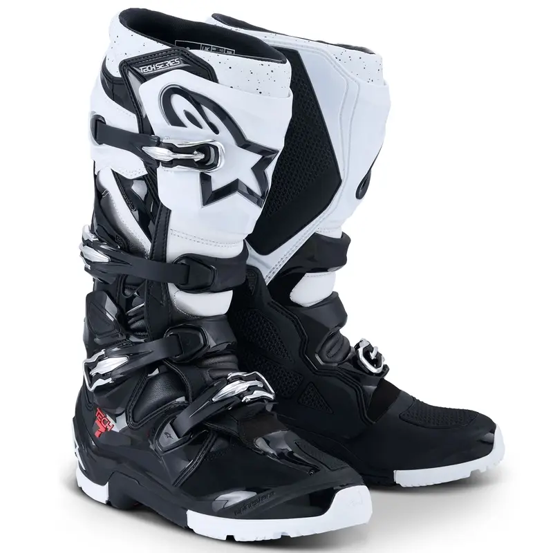 Boty na motorku Alpinestars Tech 7 Enduro černo-bílé Sleva