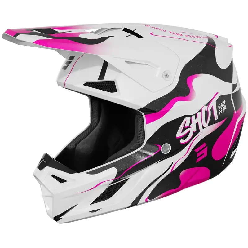 Aktuální Motokrosová přilba Shot Speed Beast perleťově růžová