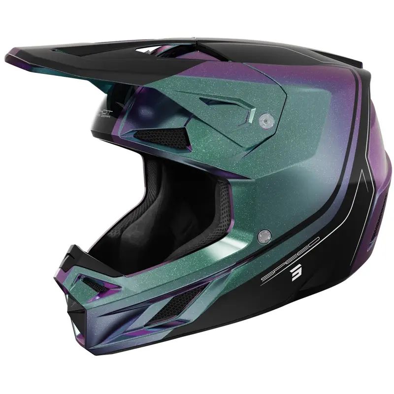 Motokrosová přilba Shot Speed Fury lesklá cameleon Objednat Nyní