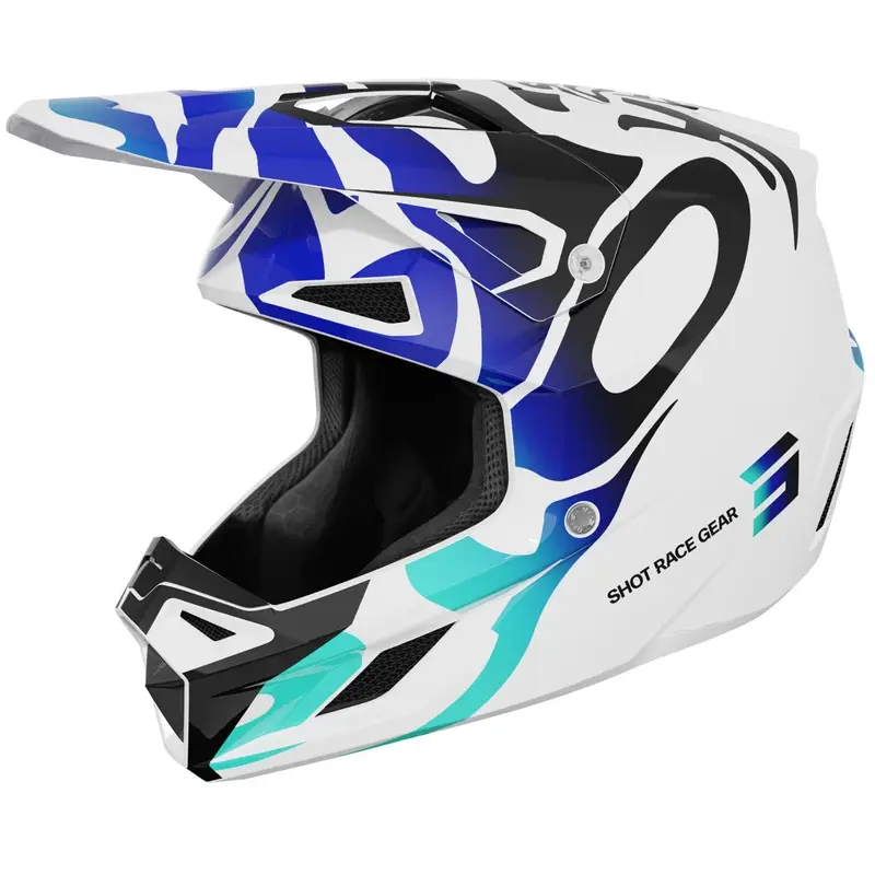 Motokrosová přilba Shot Speed Ghost lesklá modrá Ihned K Objednání