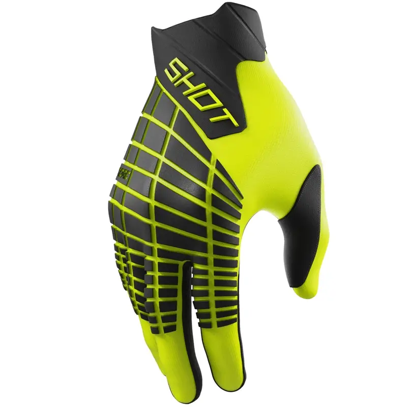 Víkendová Akce Motokrosové rukavice Shot Core Max fluo žluté