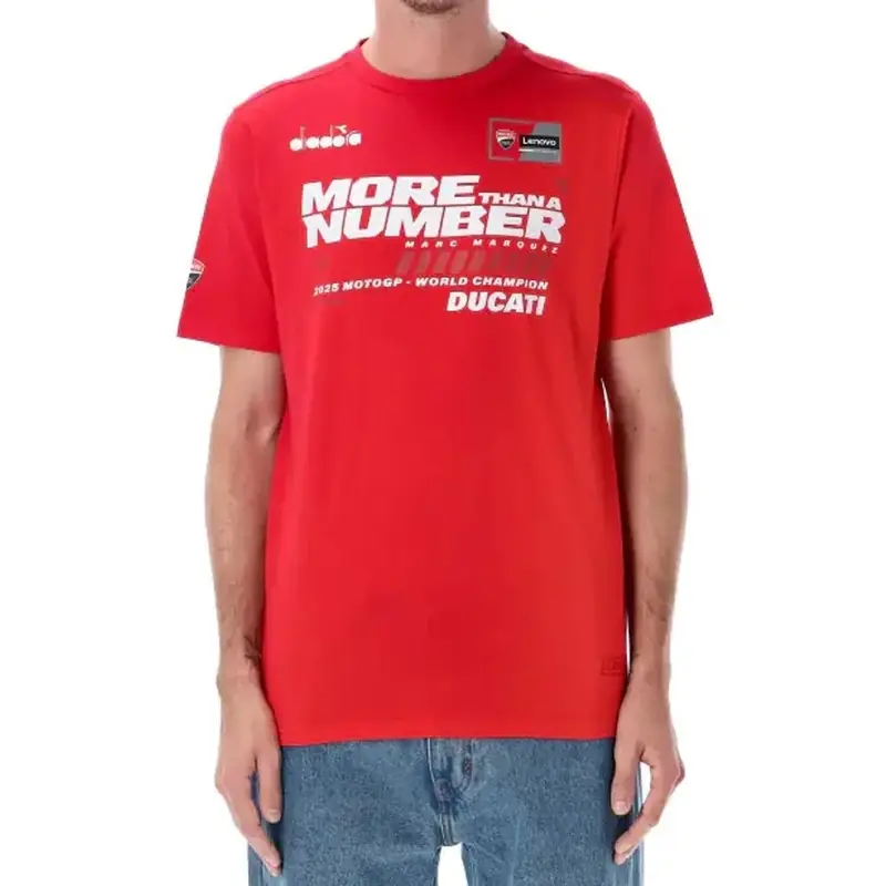 Oblíbený Tričko Ducati Marc Marquez MM93 World Champ červené