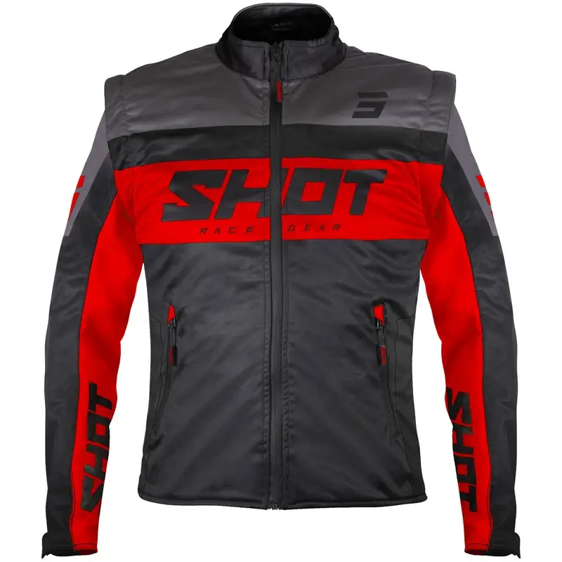 Softshellová bunda Shot Softshell Lite černo-červená Nejprodávanější