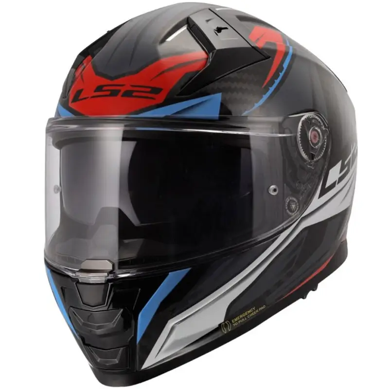 Integrální helma na motorku LS2 FF811 Vector II C Savage bílo-modro-červená Finální Výprodej