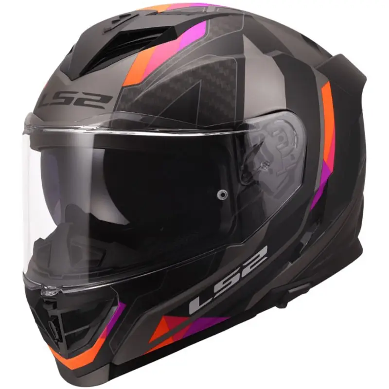 Speciální Cena Integrální helma na motorku LS2 FF818 Storm III Sporty matná šedo-fialová