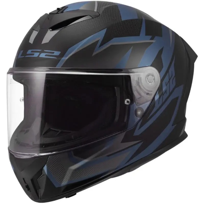 Tovární Cena Integrální helma na motorku LS2 FF820 Rapid III Xtrem matná černo-modro-petrolejová