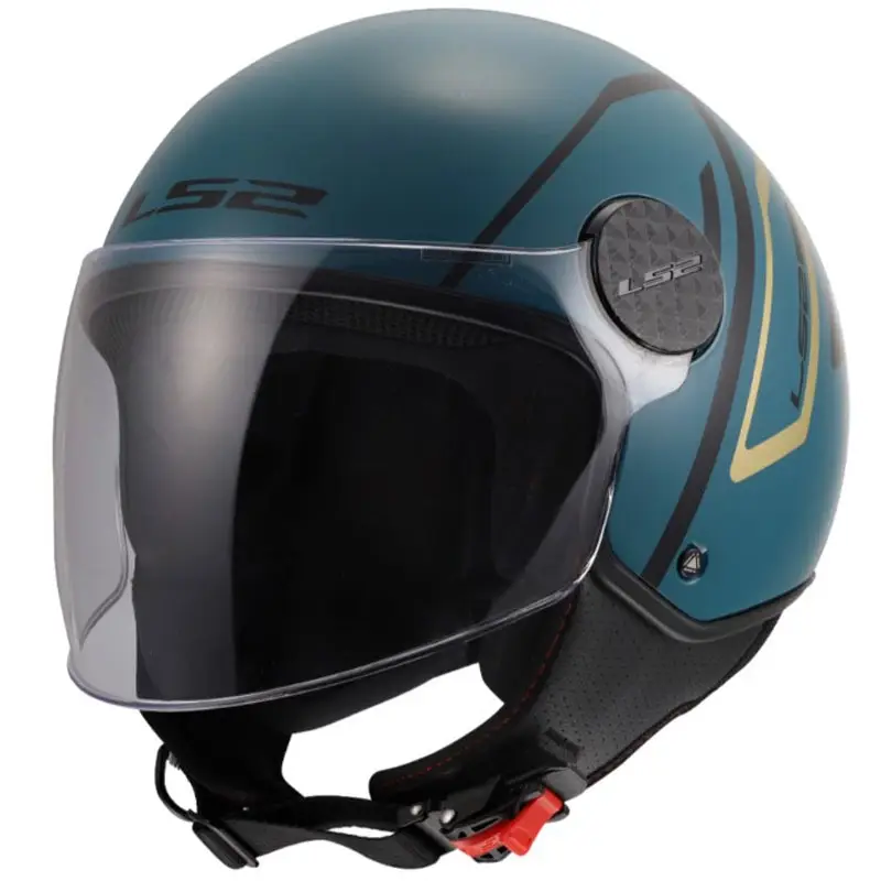 Otevřená přilba na motorku LS2 OF558 Sphere Lux II Minimum tmavo modrozelená Nová Kolekce