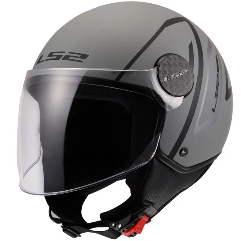 Otevřená přilba na motorku LS2 OF558 Sphere Lux II Minimum černo-šedá Výprodej