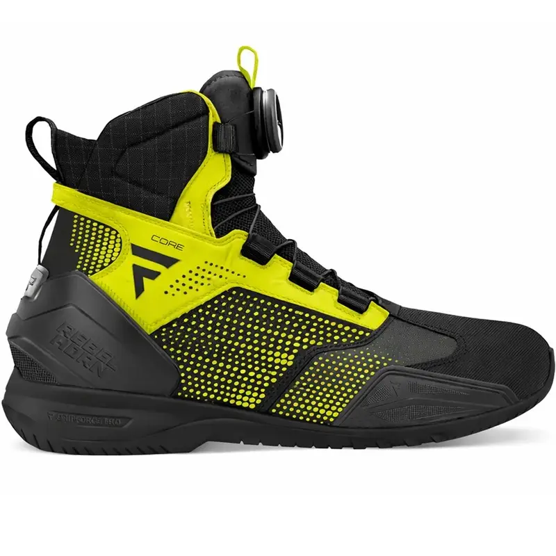 Must-Have Boty na motorku Rebelhorn Core černo-fluo žluté