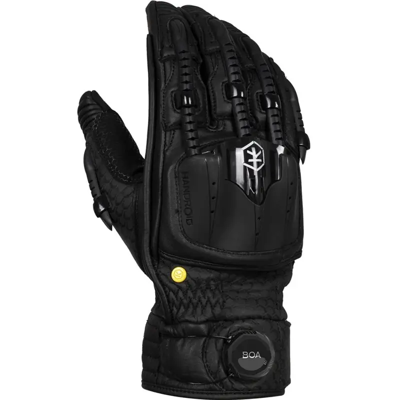 Rukavice na motorku Knox Hand Armour Handroid POD All Black Mk5 černé Nová Kolekce