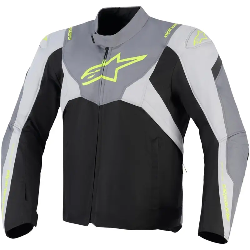 Rychlé Dodání Bunda na motorku Alpinestars T-JAWS V4 Waterproof černo-světle šedo-šedá