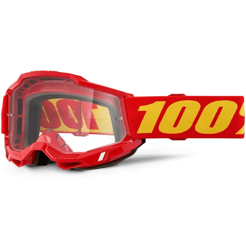 Ihned K Objednání Motokrosové brýle 100% ACCURI 2 OTG červené s čirým plexi