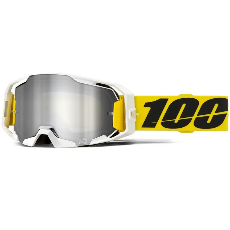Odeslání Ihned Motokrosové brýle 100% ARmatic Valera se střibrným plexi