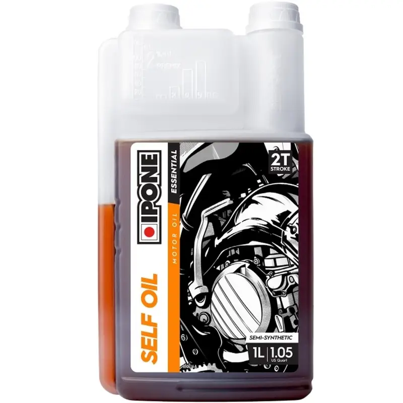 Polosyntetický olej do směsi s dávkovačem IPONE Self Oil 2T 1 l Akce