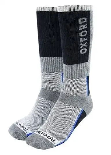 Ponožky Oxford Thermal šedo-černo-modré Novinka
