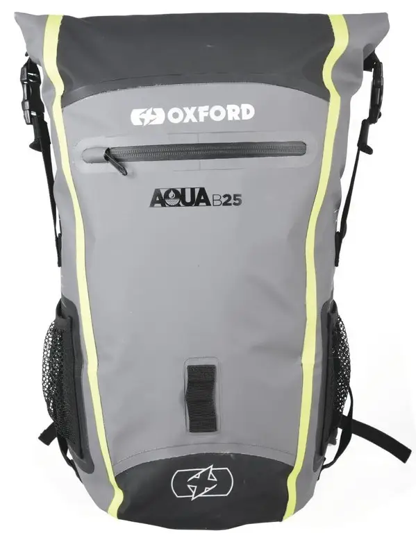 Vodotěsný batoh Oxford Aqua B25 černo-šedo-fluo žlutý 25 l Pouze Dnes