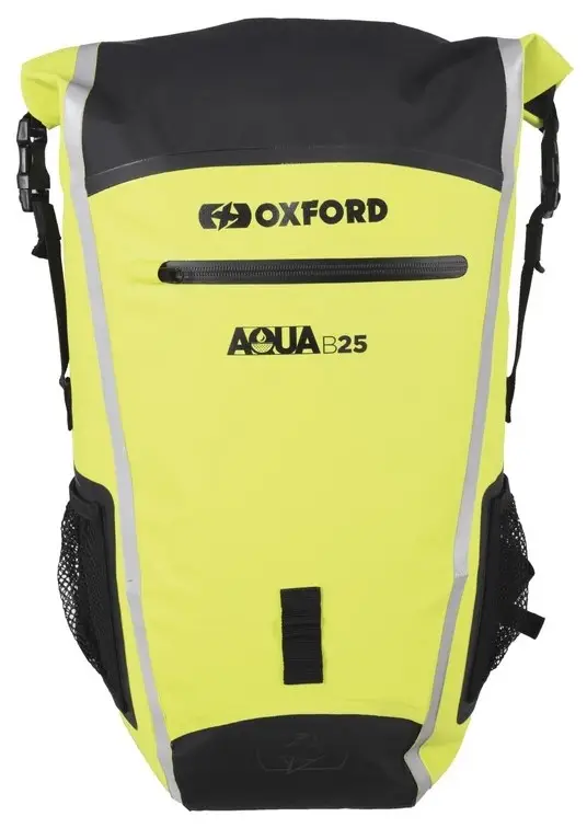 Víkendová Akce Vodotěsný batoh Oxford Aqua B25 černo-fluo žlutý 25 l