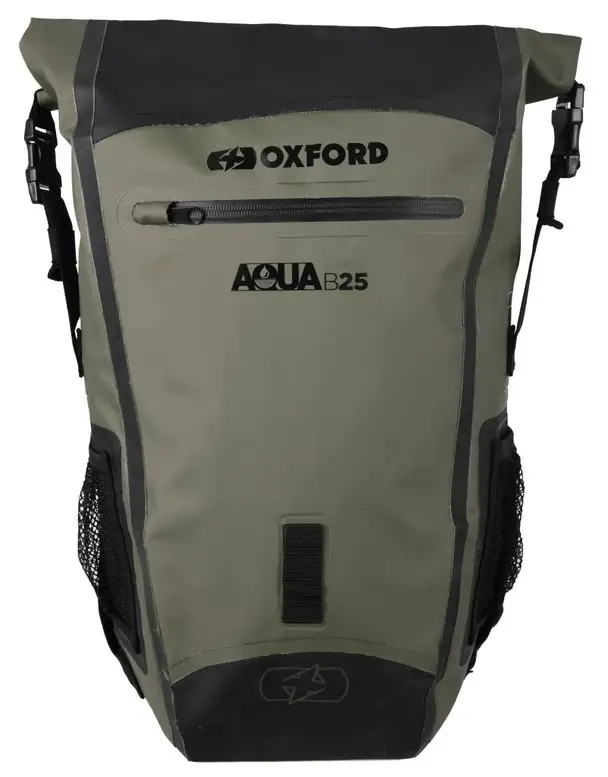 Vodotěsný batoh Oxford Aqua B25 černo-khaki zelený 25 l Nová Kolekce