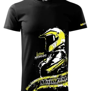Pánské triko MotoZem - Žijeme motorkami Zlevněný
