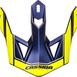 Kšilt pro přilbu Cassida Cross Pro II fluo žluto-modrý Horká Nabídka