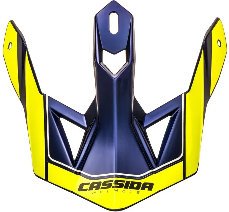 Kšilt pro přilbu Cassida Cross Pro II fluo žluto-modrý Horká Nabídka