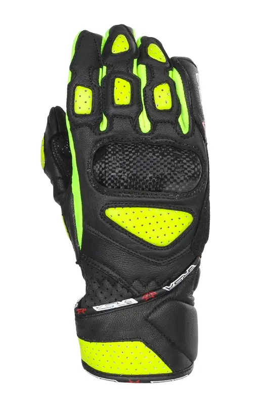 Finální Výprodej Dámské rukavice na motorku RSA RX2 černo-fluo žluté