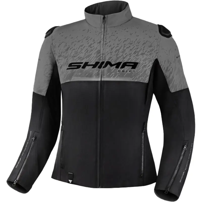 Akce Dámská bunda na motorku Shima Drift černo-šedá